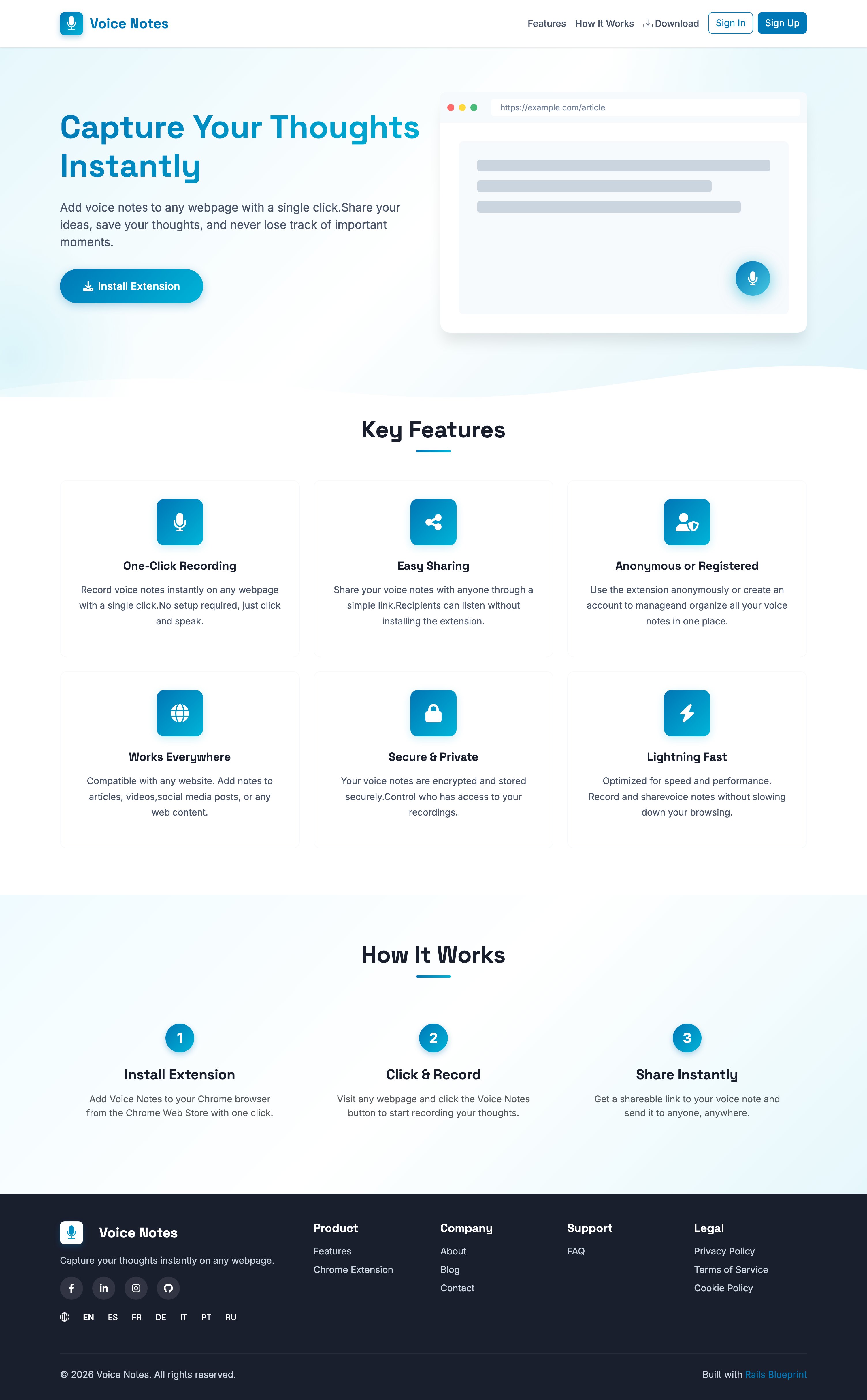 Voice Notes